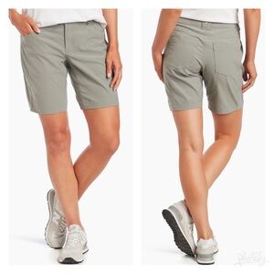 Kuhl Trekr Short 8” Shorts in Gray Stone Lightweight Stretch Sz 10